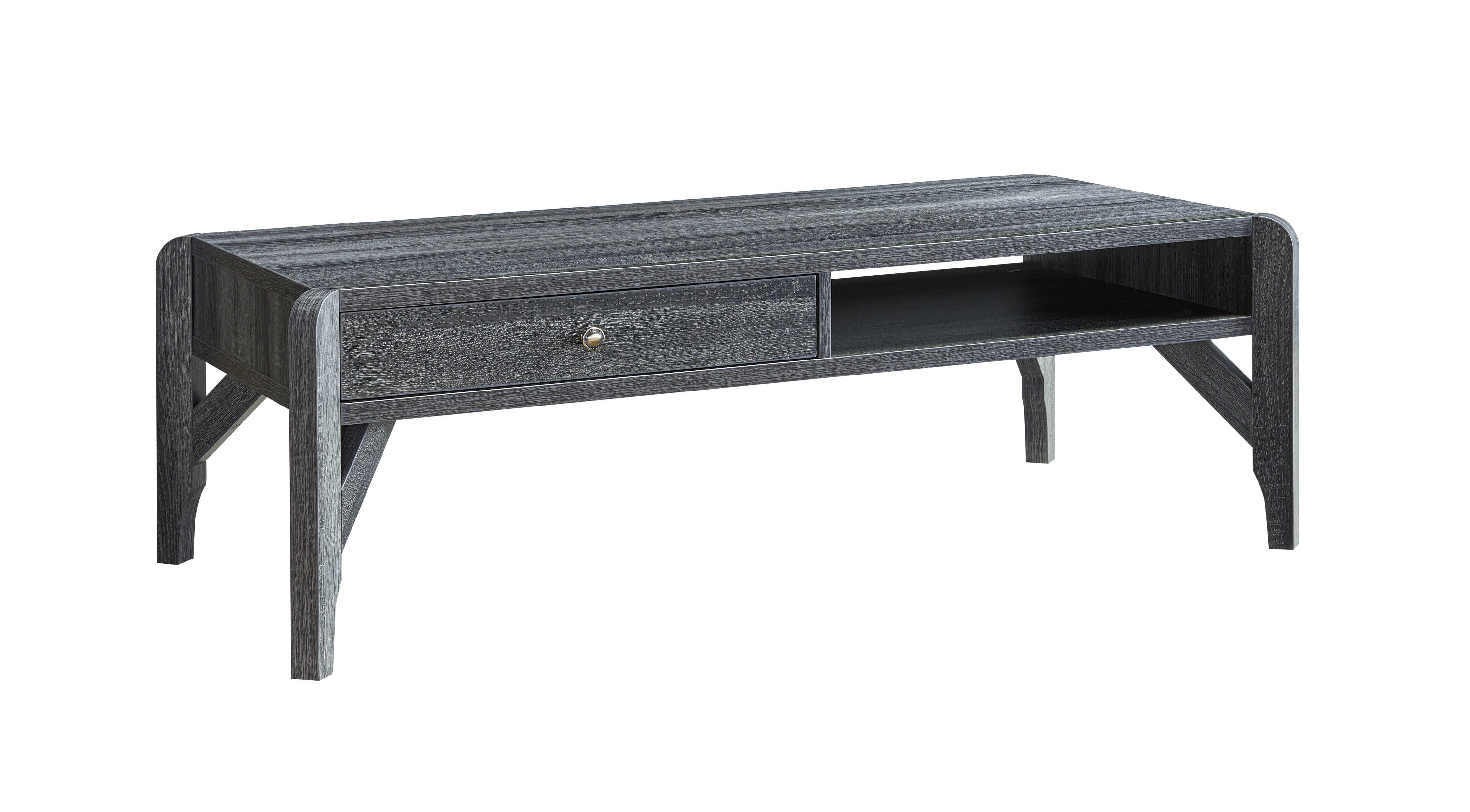 TABLE BASSE - GRIS ( Meuble Mtl )