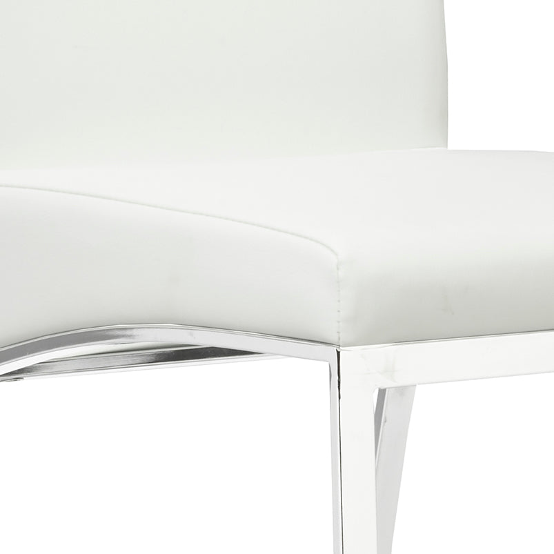 K-Chair : Similicuir blanc