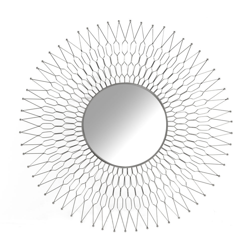 Miroir mural argenté XC-6588-S