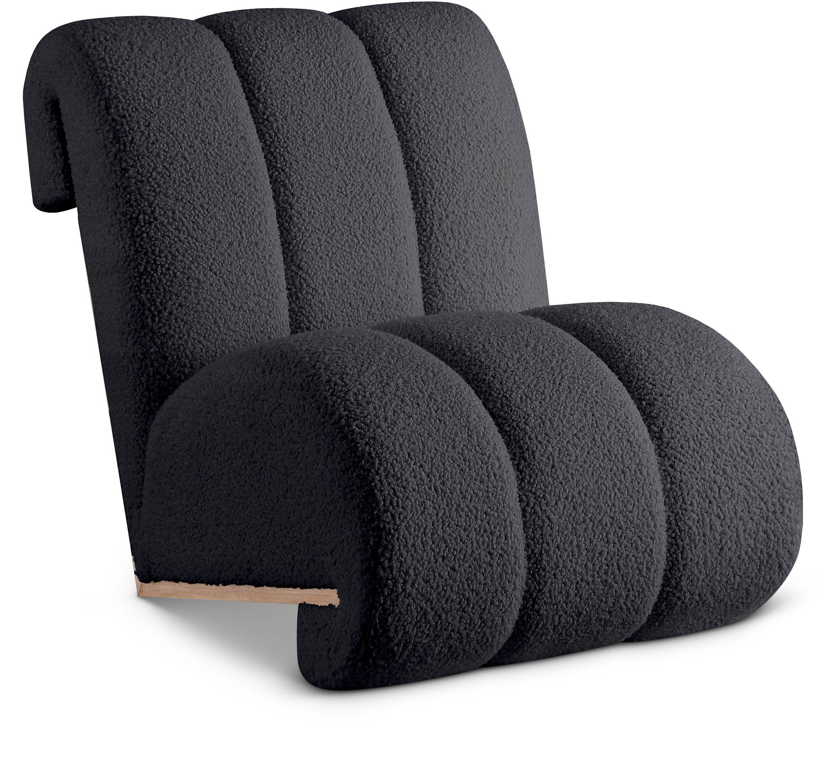 Fauteuil d'appoint en fausse peau de mouton Swoon