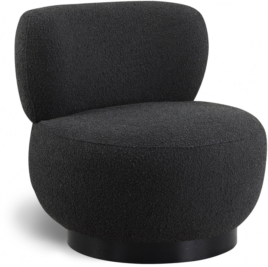 Fauteuil d'appoint en tissu boucle Calais