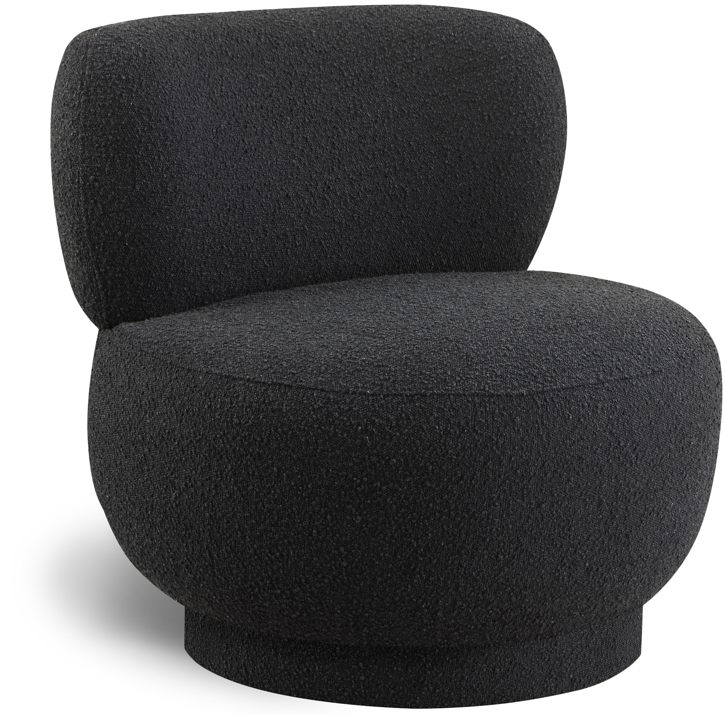Fauteuil d'appoint en tissu boucle Calais