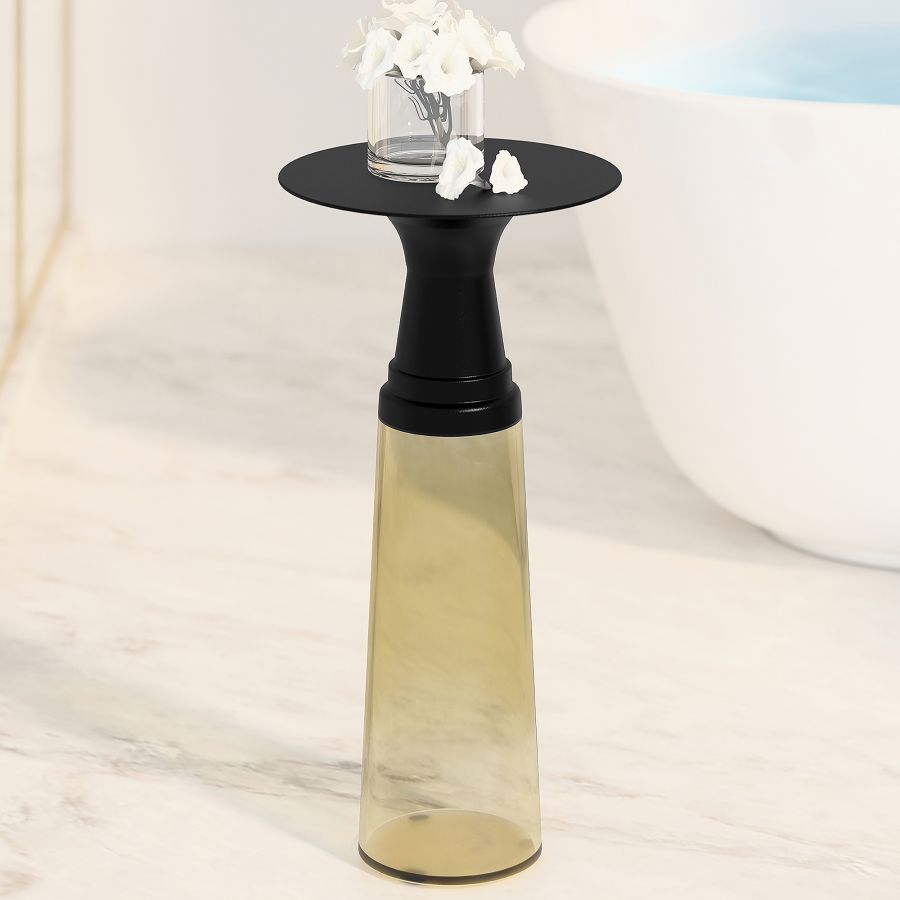 Table d'appoint Indigo en marron et noir