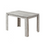 Table à manger rectangulaire, 48", petite, cuisine, salle à manger, couleur grise, contemporaine, moderne