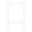TABLE D'APPOINT - 24"H /BLANC / METAL BLANC ( Meuble Mtl )