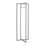 PORTE MANTEAU - 72"H / METAL ARGENT ( Meuble Mtl )