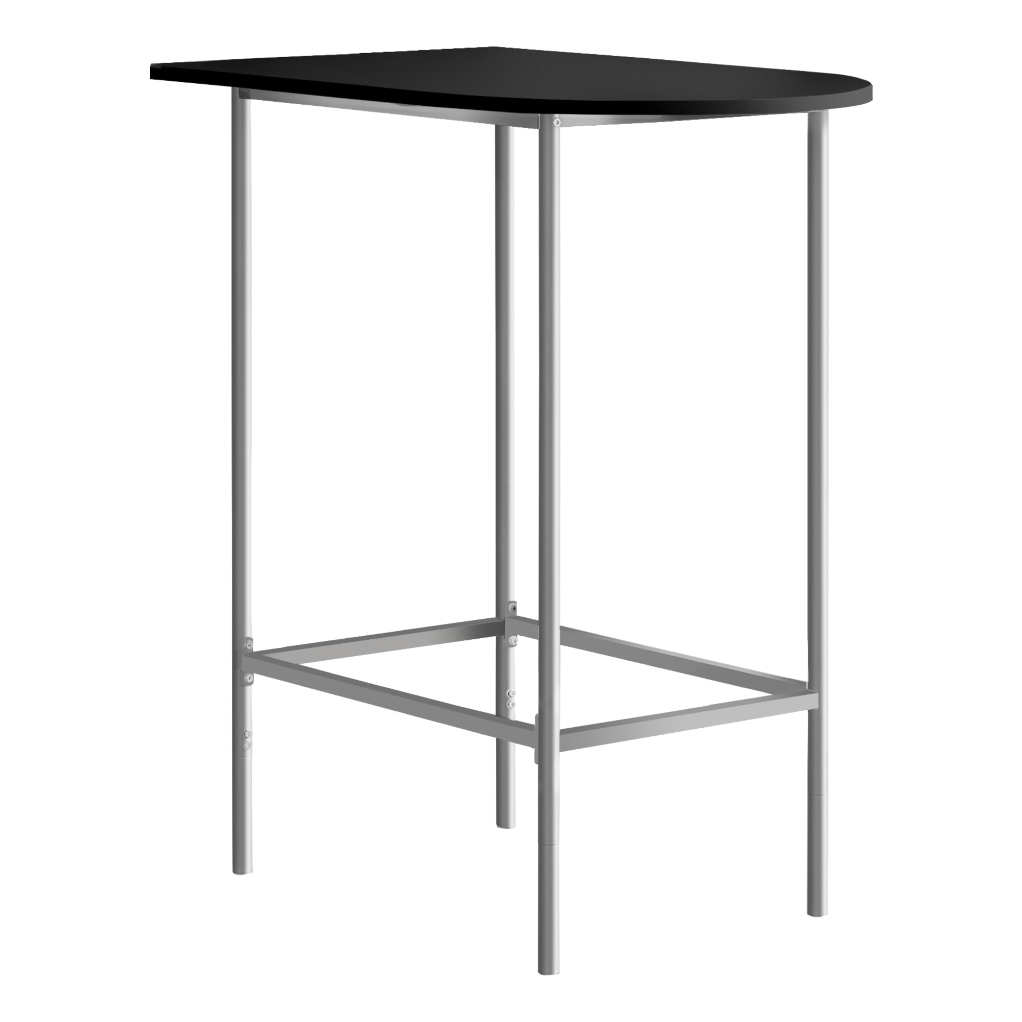 BAR MAISON - 24"X 36" / NOIR / GAIN D'ESPACE METAL ARGENT ( Meuble Mtl )