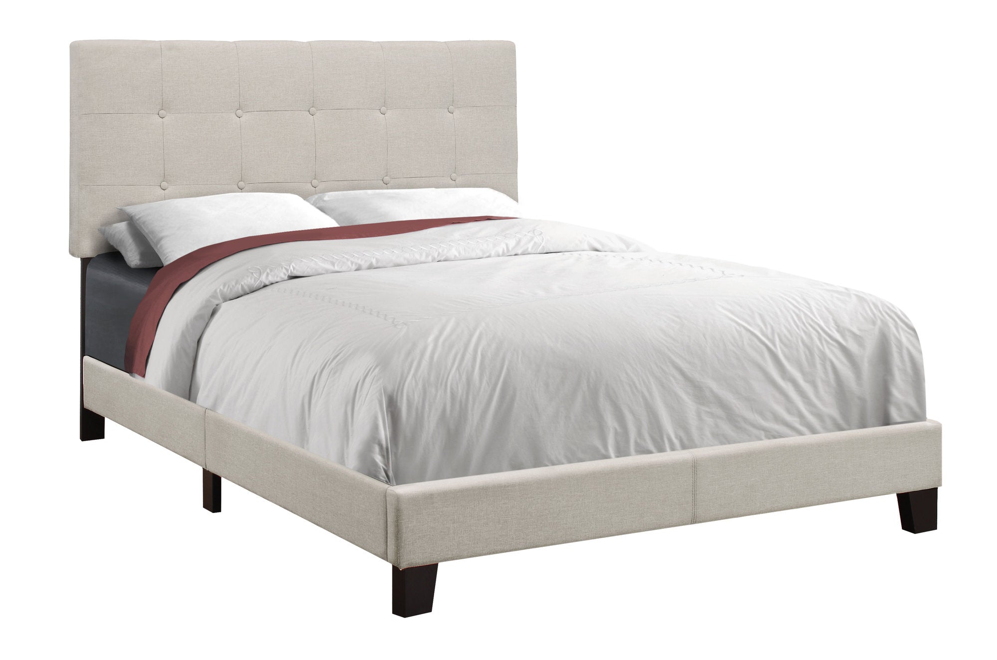 LIT - PLEIN GRANDEUR / LIN BEIGE ( Meuble Mtl )