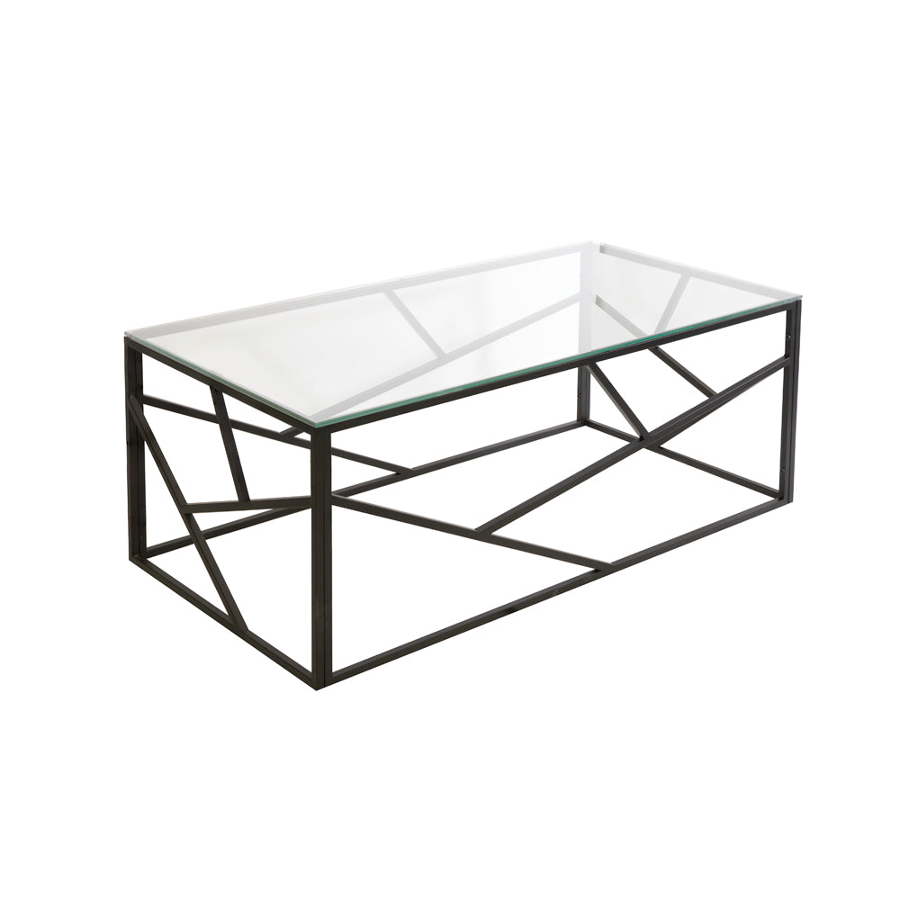 Table basse Carole : cadre noir