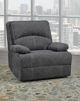 FAUTEUIL INCLINABLE - GRIS ( Meuble Mtl )