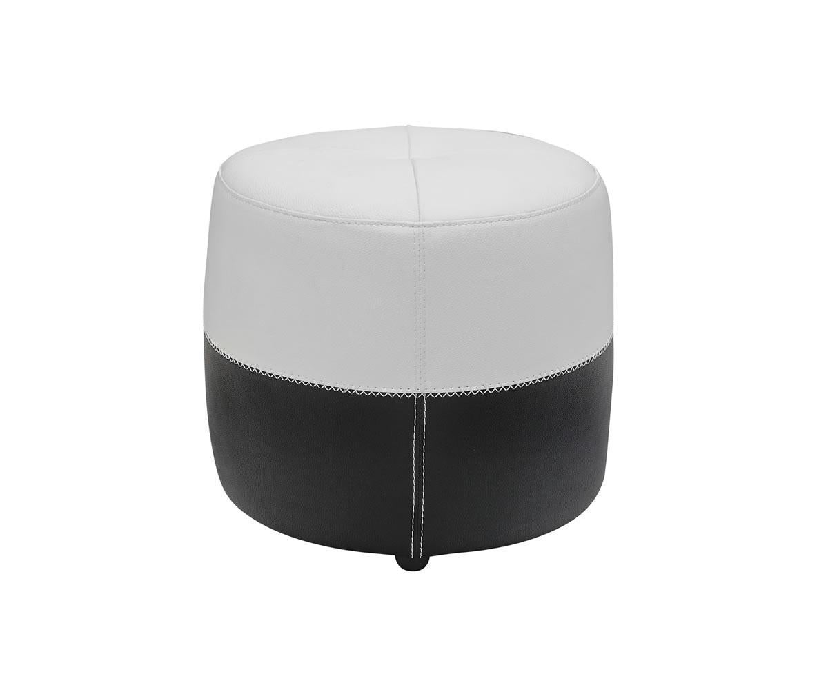 KW-011 Pouf blanc ( Meuble Mtl )