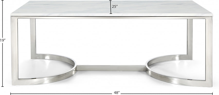 Table basse chromée Copley