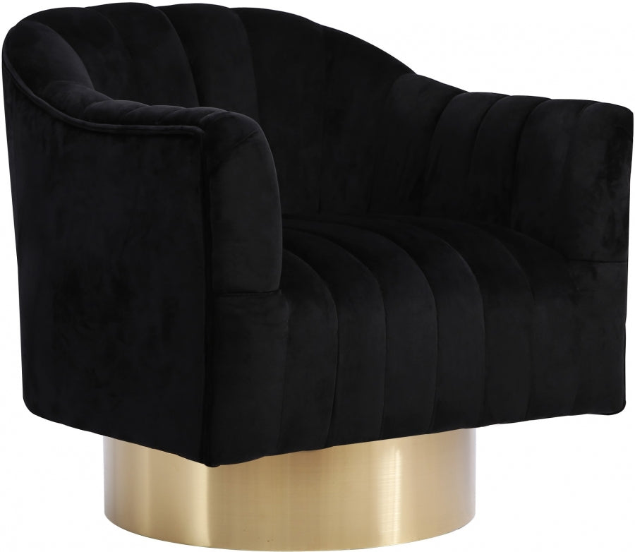 Chaise en velours Farrah
