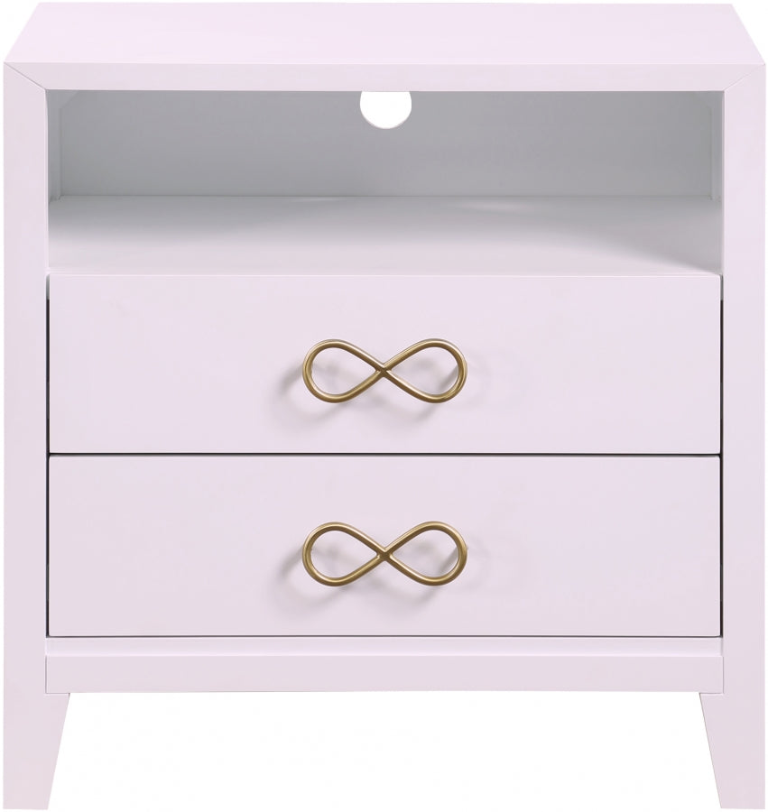 Table de chevet nœud papillon