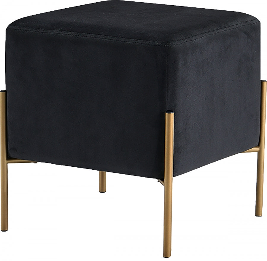 Pouf en velours Isla | Tabouret