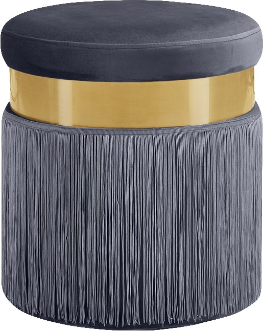 Pouf en velours Yasmine | Tabouret