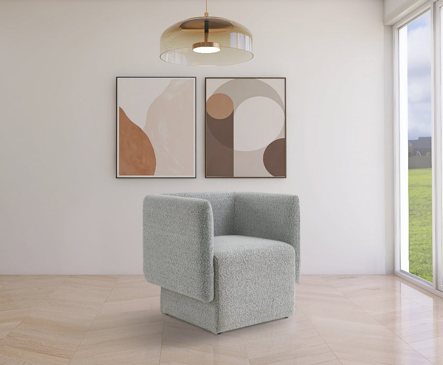 Vera Boucle Fabric Accent Chair