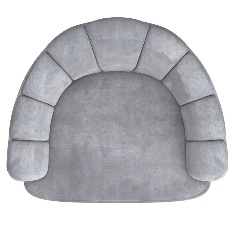 Chaise d'appoint Ezra en gris