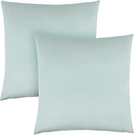 COUSSIN - 18"X 18" / SATIN MENTHE / 2PCS