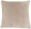 COUSSIN - 18"X 18" / STYLE CÔTELÉ ULTRA DOUX BEIGE / 1PC