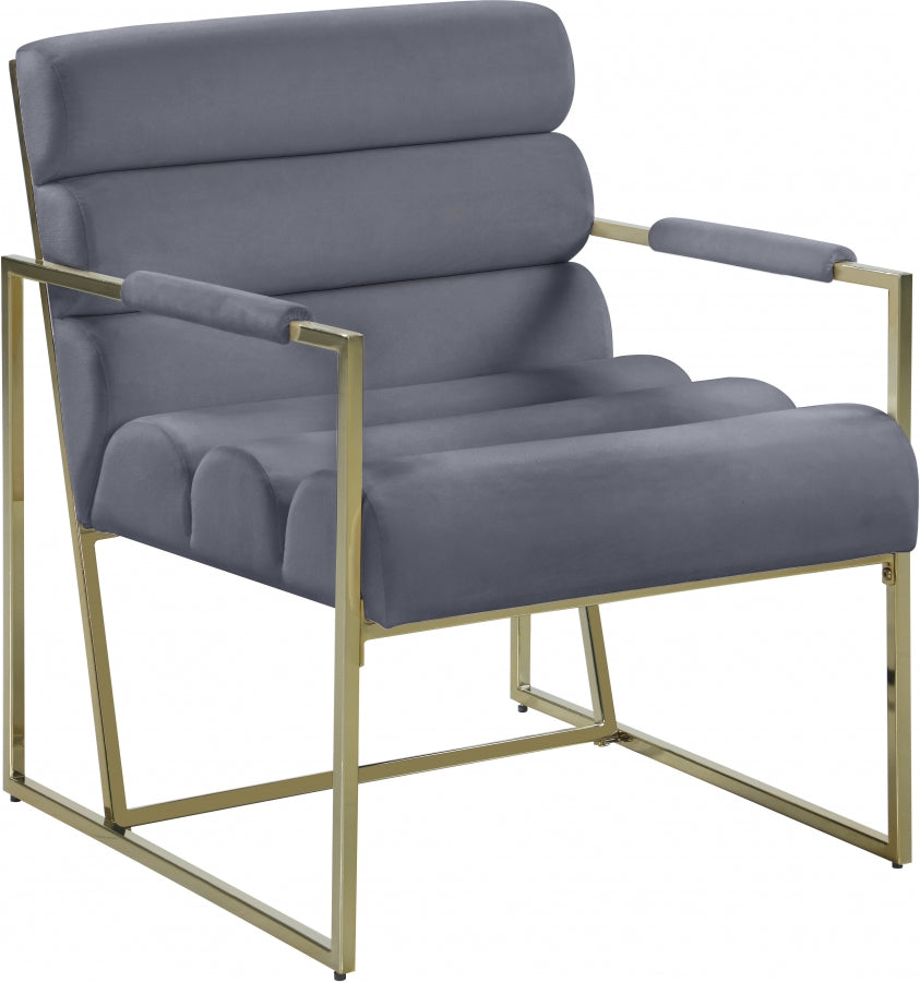 Fauteuil d'appoint Wayne en velours
