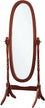 MIROIR - 59"H / CADRE BOIS OVALE NOYER