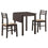 ENSEMBLE DE SALLE À MANGER - ENSEMBLE 3PCS / RABAT PLEIN ESPRESSO