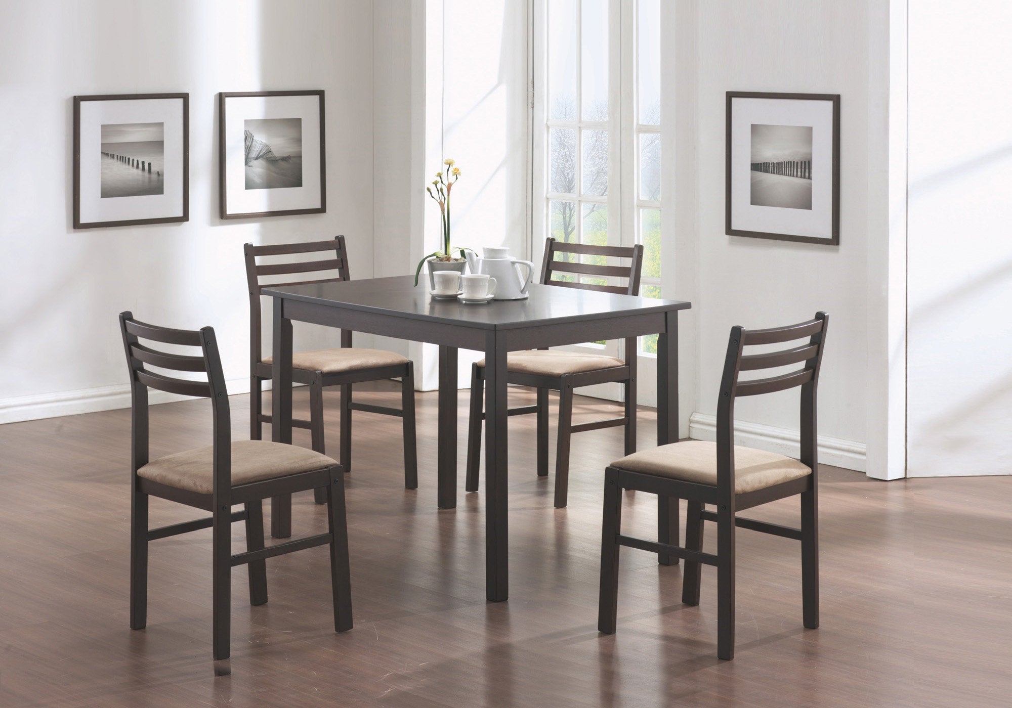 ENSEMBLE À DÎNER - ENSEMBLE 5PCS / PLACAGE ESPRESSO UGS : I 1111