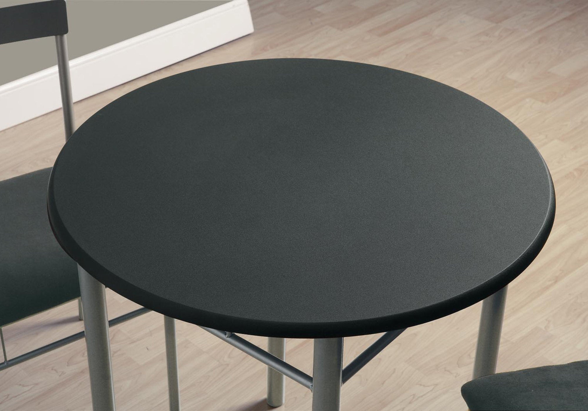 ENSEMBLE DE REPAS - ENSEMBLE 3PCS / NOIR / METAL ARGENT
