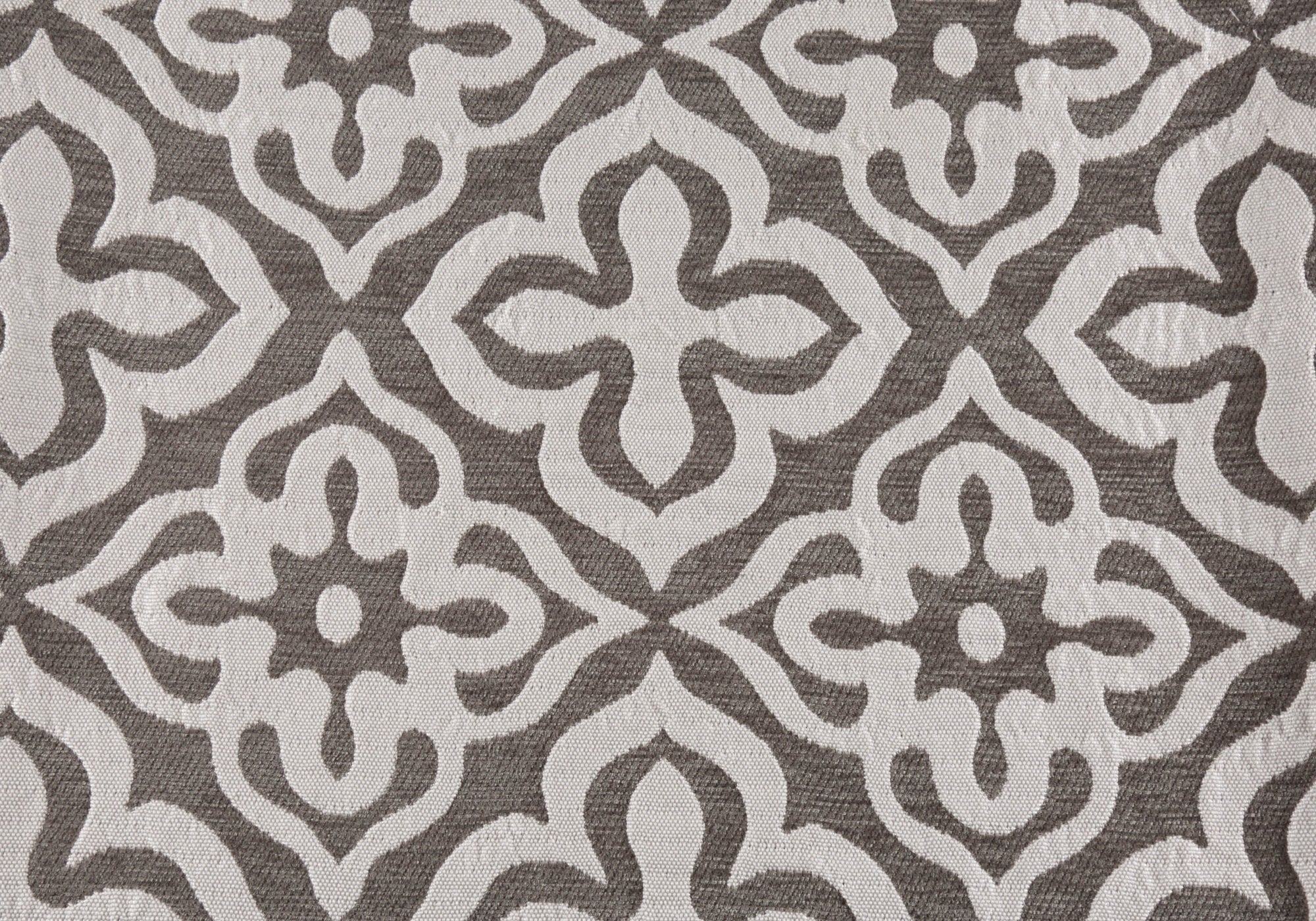 COUSSIN - 18"X 18" / MOTIF TAUPE FONCÉ / 2PCS