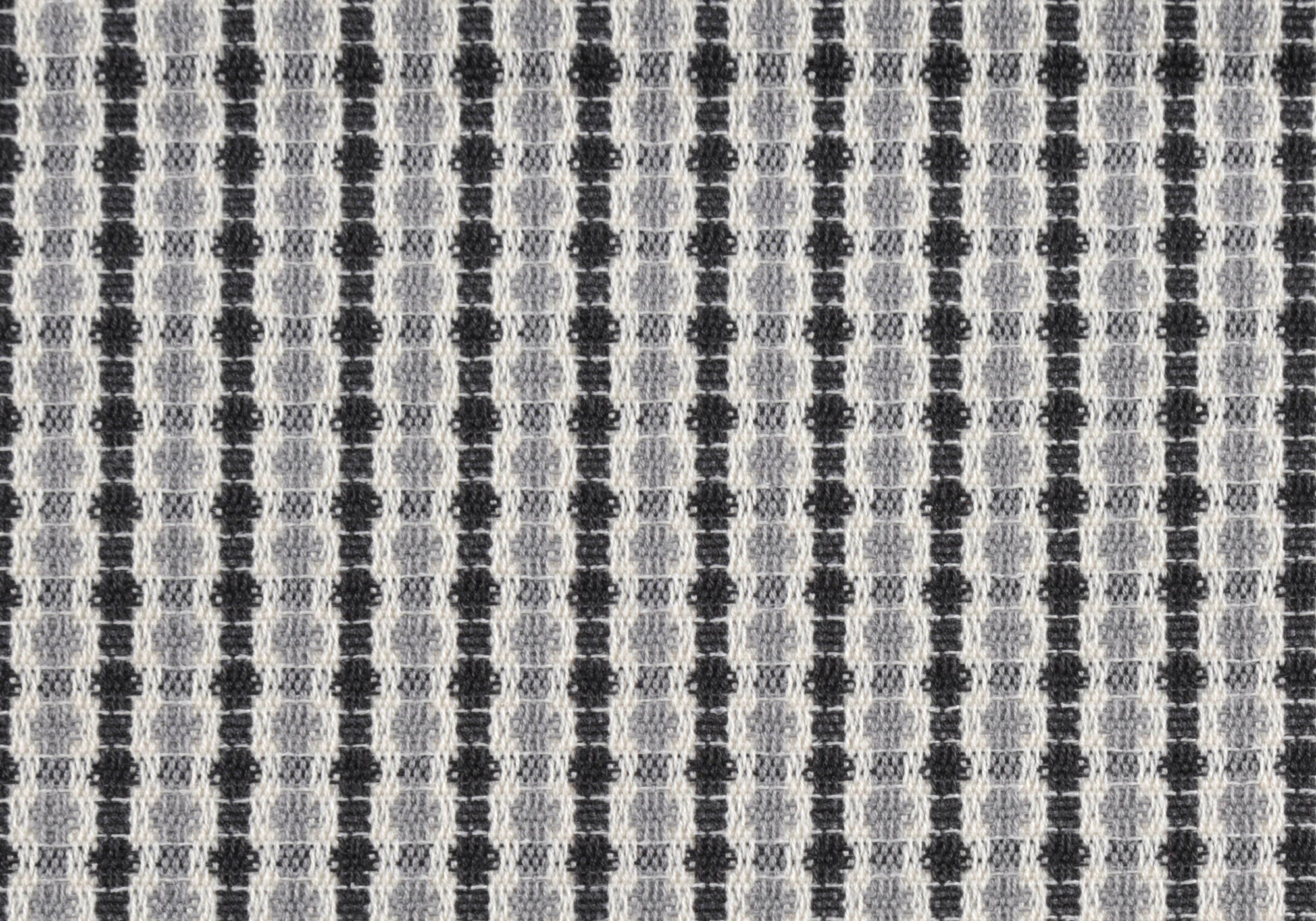 COUSSIN - 18"X 18" / GRIS PÂLE / POIS ABSTRAIT NOIR / 2PCS