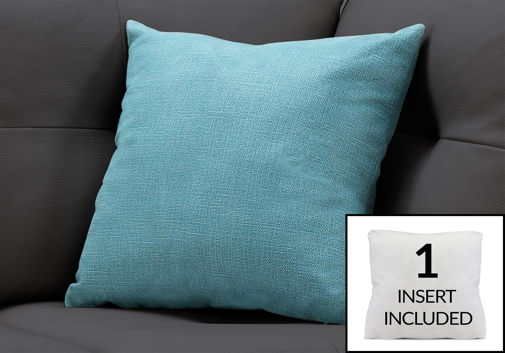 COUSSIN - 18"X 18" / MOTIF VERT PÂLE / 1PC