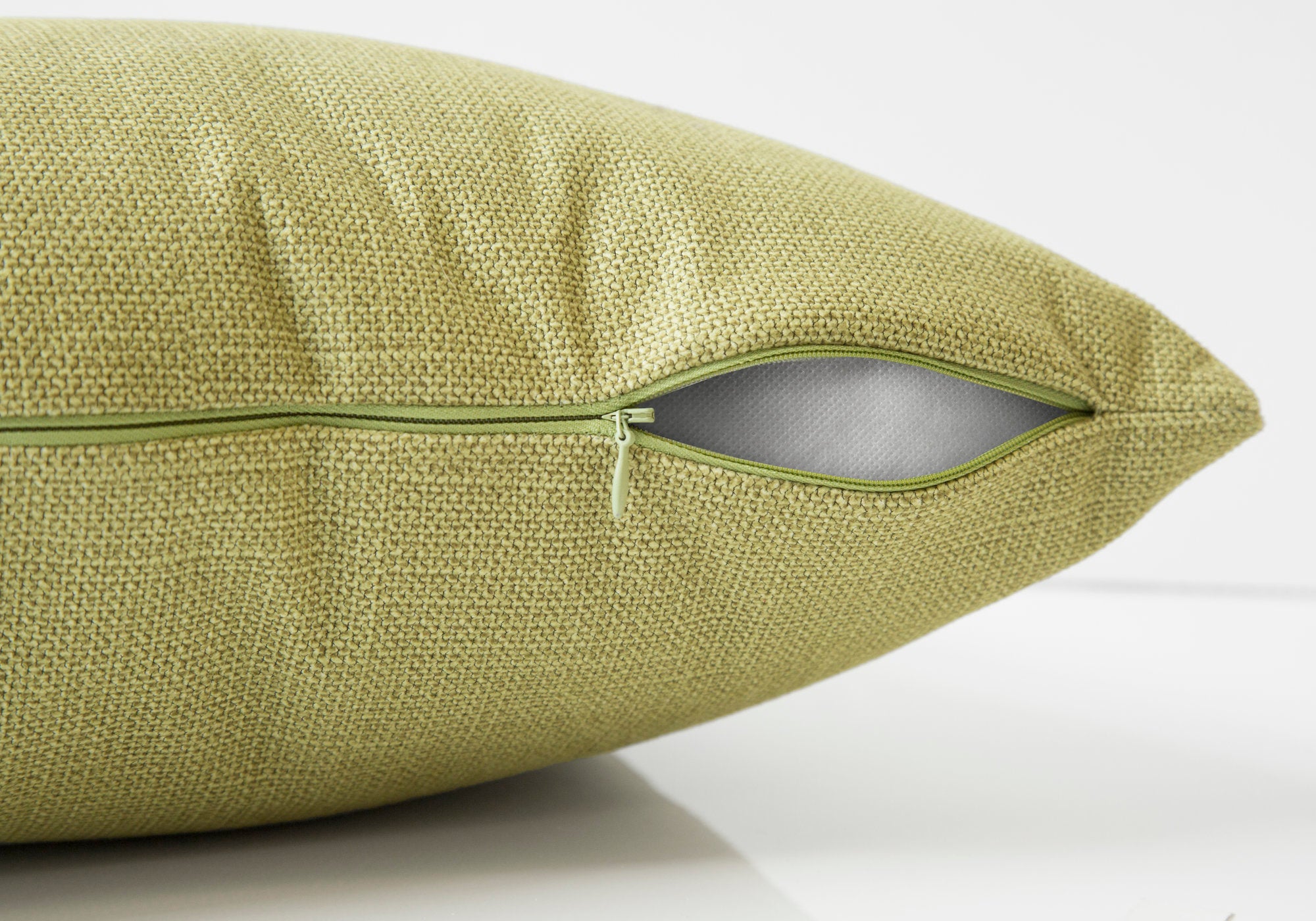 COUSSIN - 18"X 18" / MOTIF VERT LIME / 2PCS