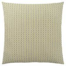 COUSSIN - 18"X 18" / CLAIR / POIS ABSTRAIT VERT FONCÉ / 1PC