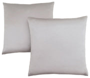 COUSSIN - 18"X 18" / ARGENT SATINÉ / 2PCS
