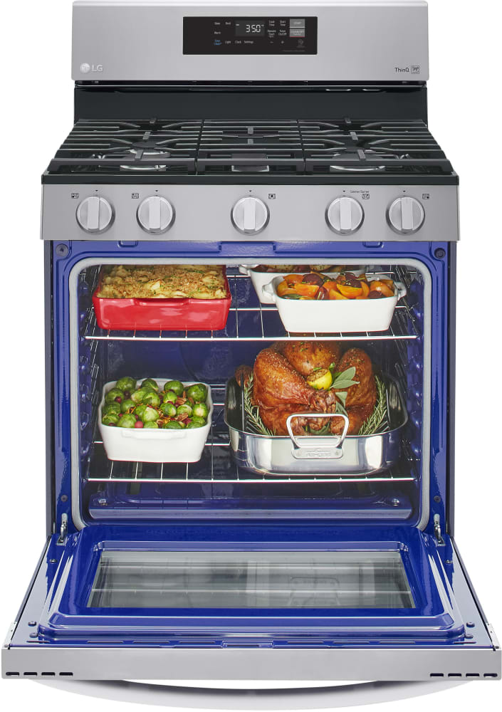 Cuisinière Au Gaz De 5,8 Pi³ Avec Four Simple EasyClean Wi-Fi En Acier Inoxydable LG *PRODUIT NEUF* ( LRGL5821S )