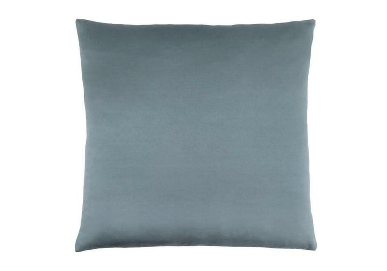 COUSSIN - 18"X 18" / BLEU PÂLE SATINÉ / 1PC