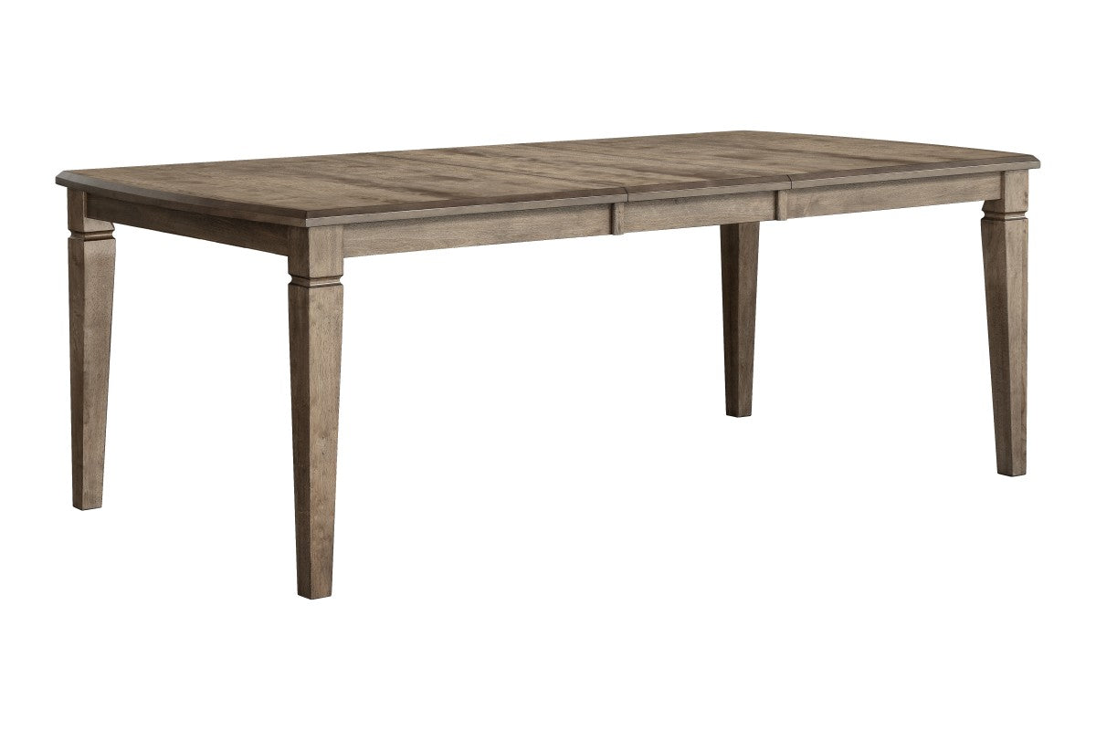 Cosette Walnut Dining Set | Acacia Solid Wood Extendable Table