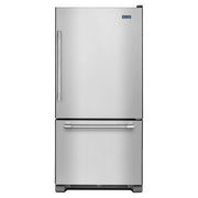 Réfrigérateur Maytag 18,7 pi³ Congélateur Bas Inox 30 po