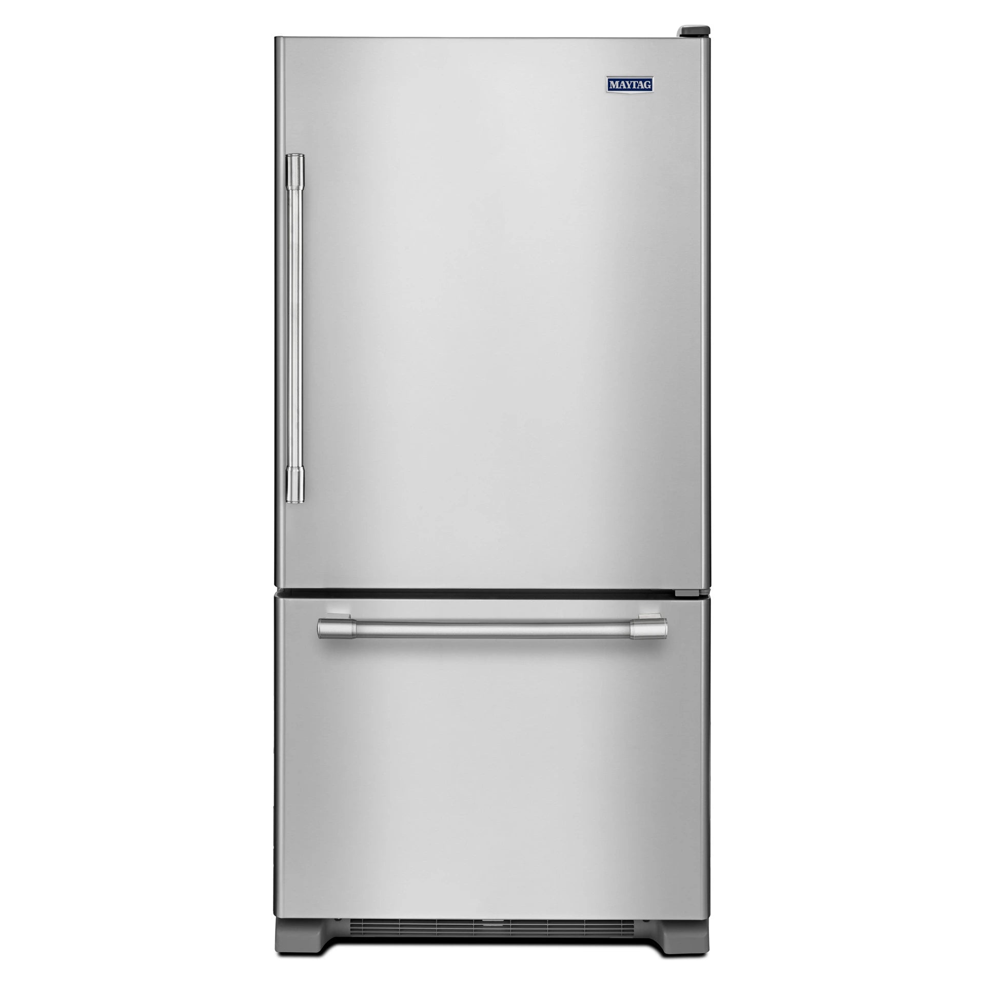 Réfrigérateur Maytag 18,7 pi³ Congélateur Bas Inox 30 po