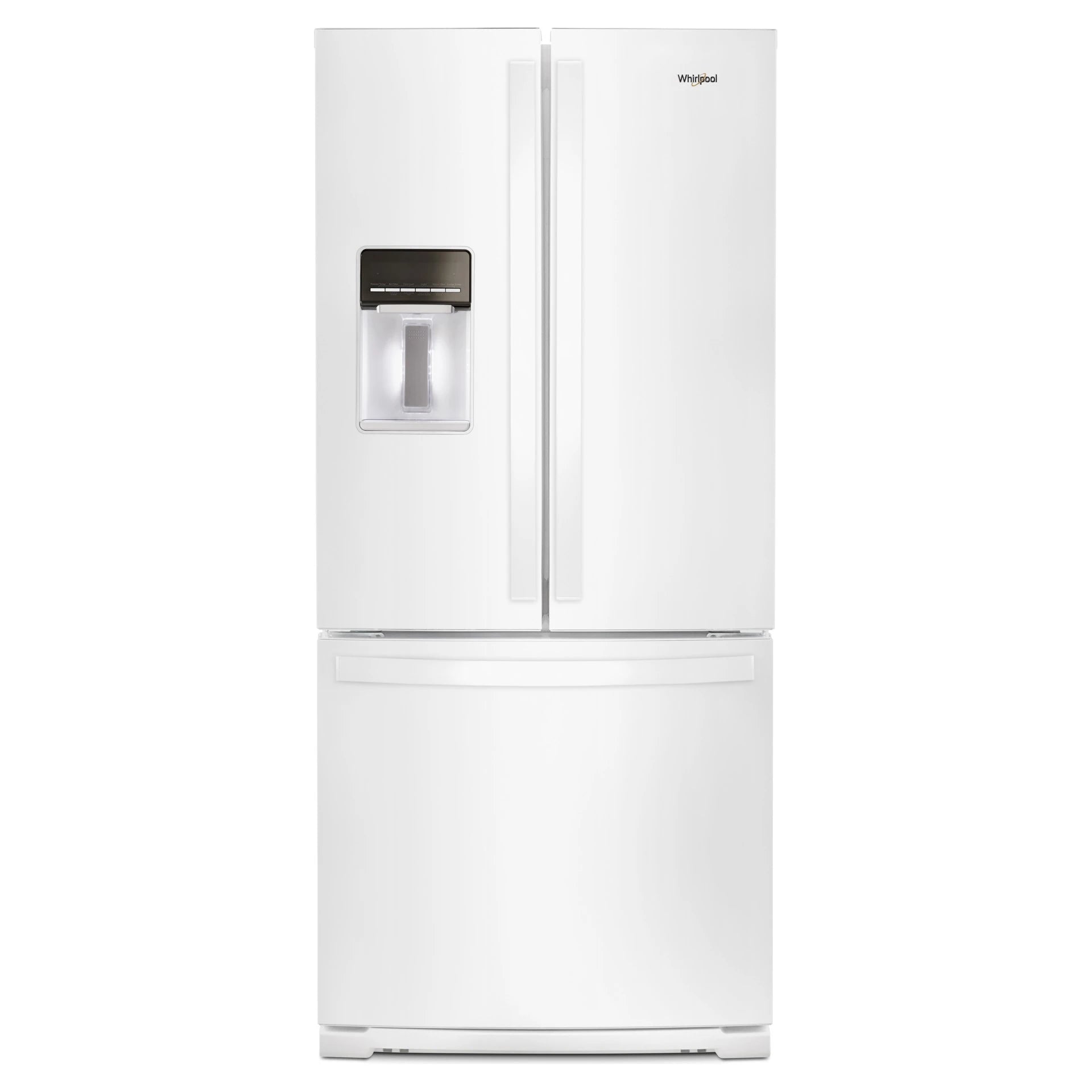 Réfrigérateur Whirlpool 20 pi³ Portes Françaises 30" Blanc