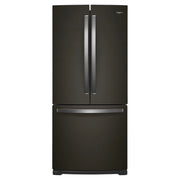 Réfrigérateur Whirlpool 30" 19,7 pi³ Portes Françaises Inox Noir Résistant WRF560SMHV