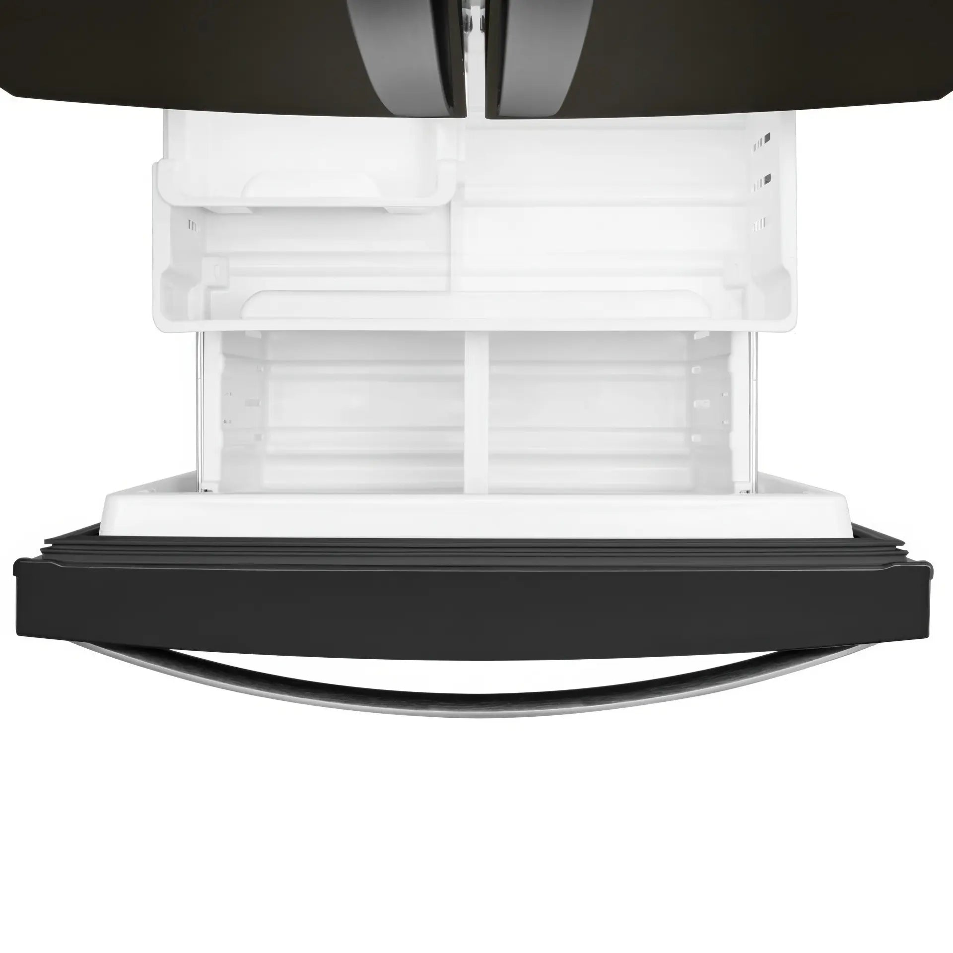 Réfrigérateur Whirlpool 30" 19,7 pi³ Portes Françaises Inox Noir Résistant WRF560SMHV