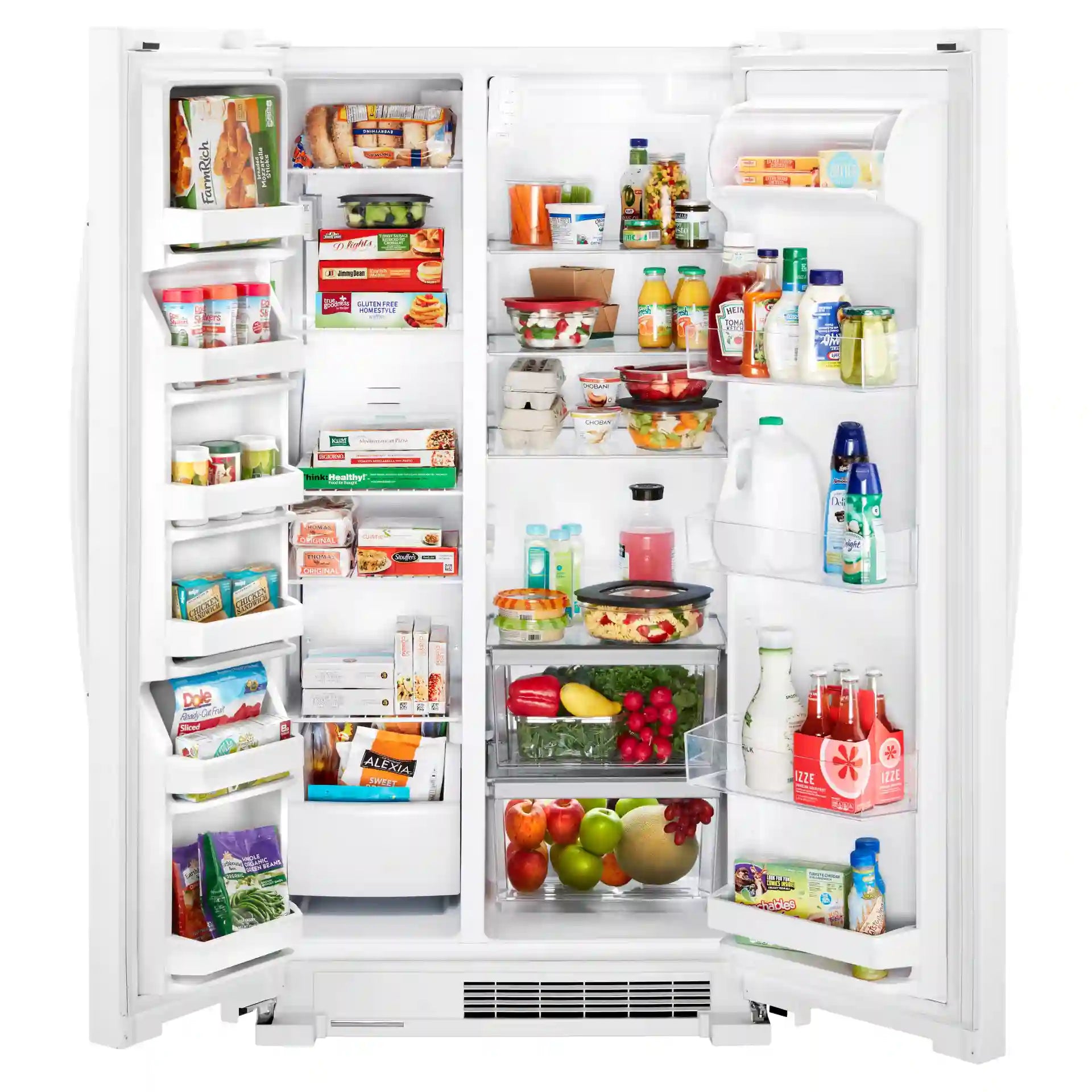 Réfrigérateur Whirlpool 36" 25 pi³ Côte à Côte Blanc Conforme ADA WRS315SNHW