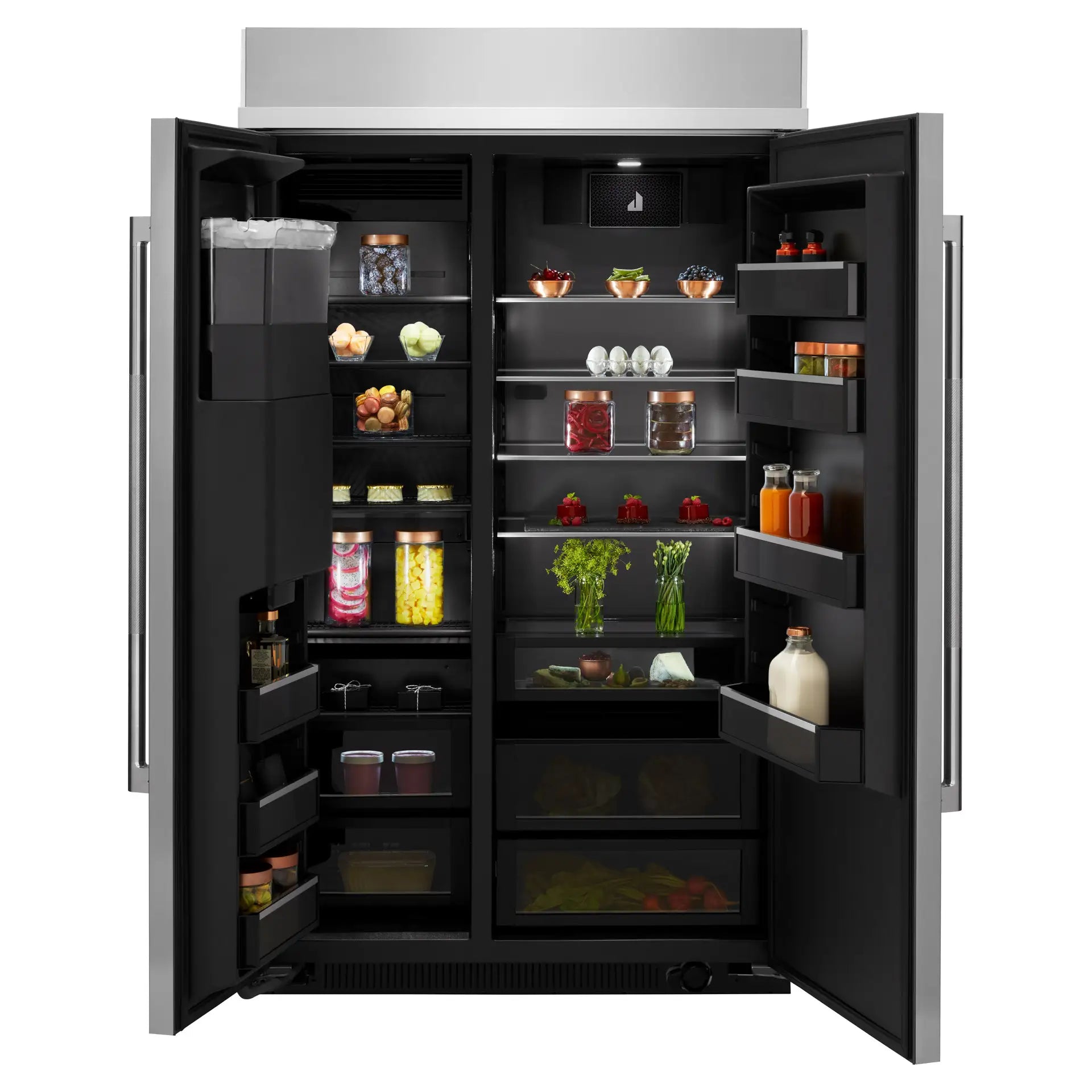 Réfrigérateur Jenn-Air JBSS48E22L encastrable 48 po noir obsidienne