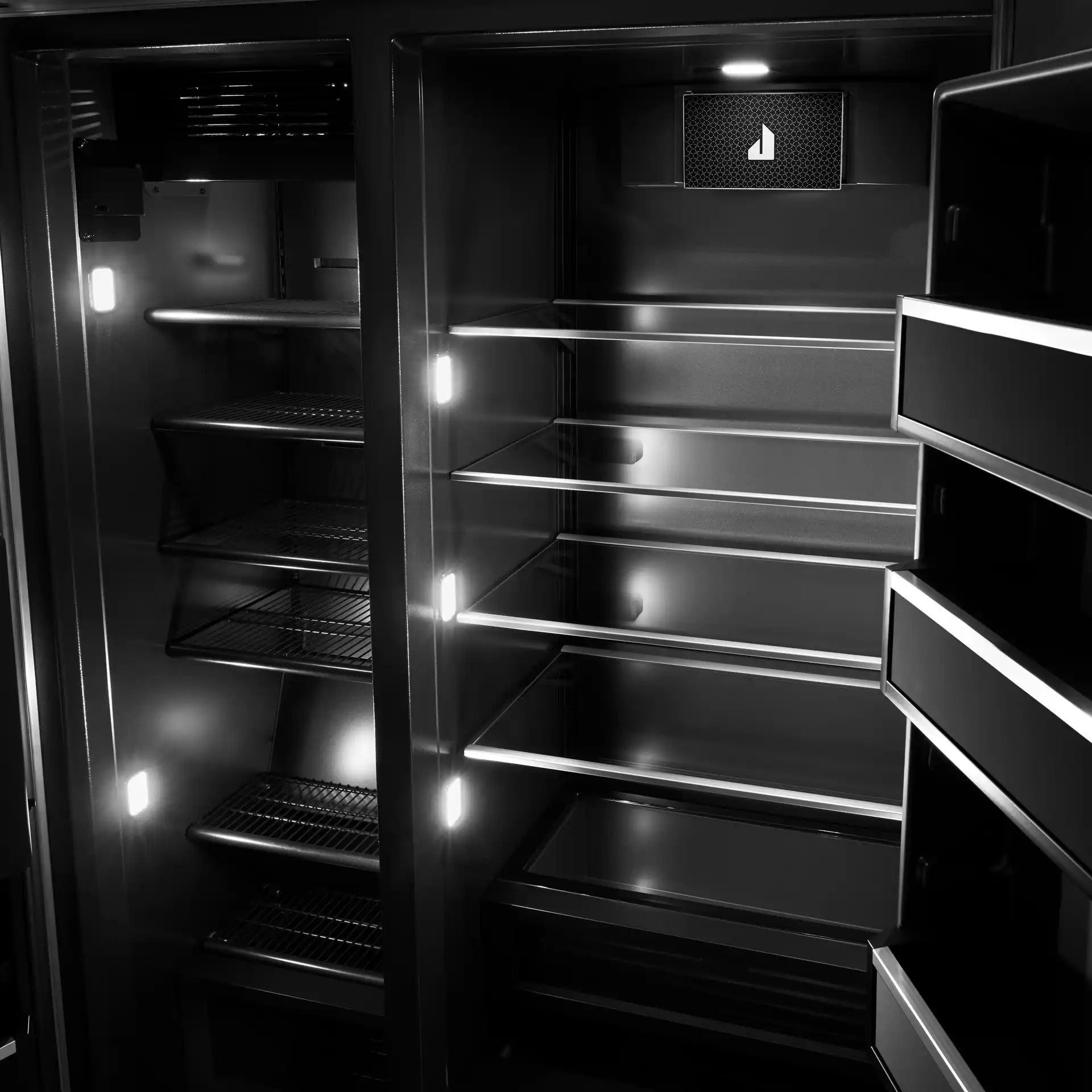 Réfrigérateur encastrable Jenn-Air JBSS48E22L 48 po noir obsidienne