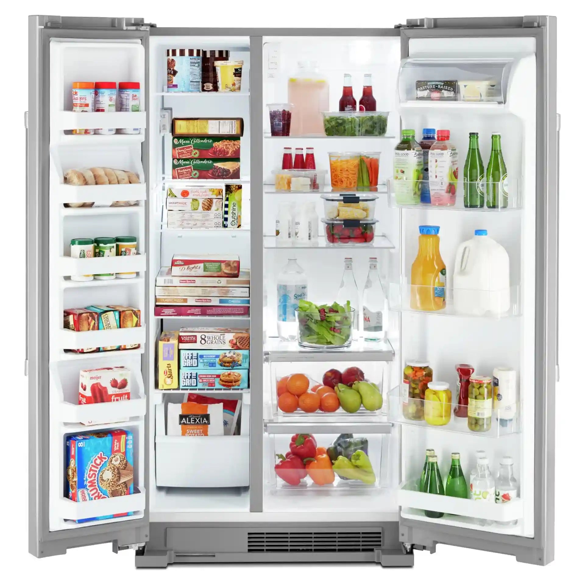 Réfrigérateur Maytag 24,9 pi³ Côte à Côte Inox 36 po