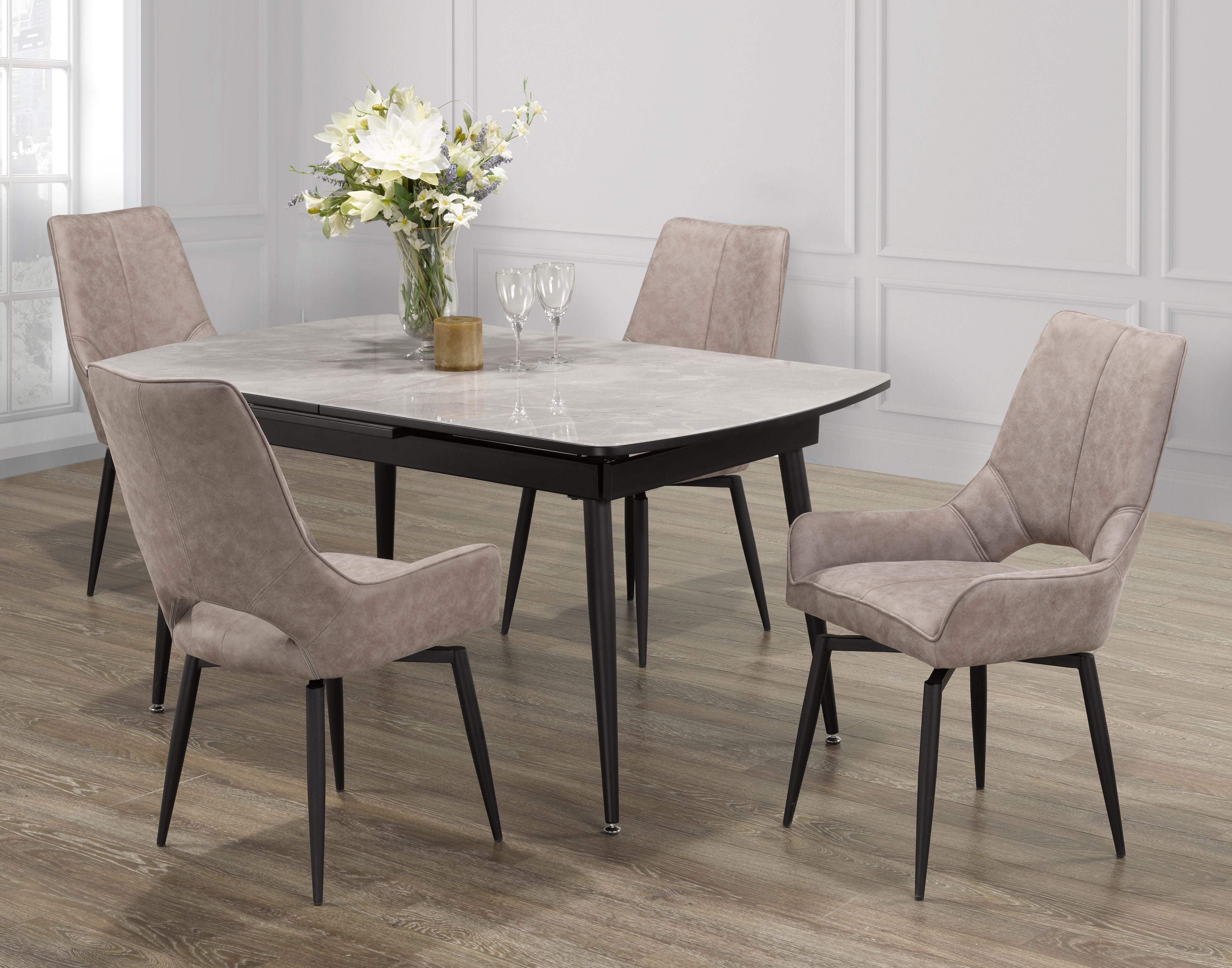 ENSEMBLE DE REPAS - BEIGE ( Meuble Mtl ) 