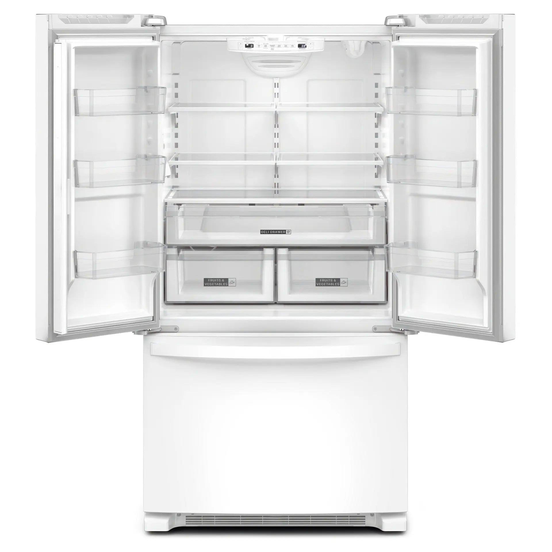 Réfrigérateur Whirlpool 25 pi³ Portes Françaises 36" Blanc