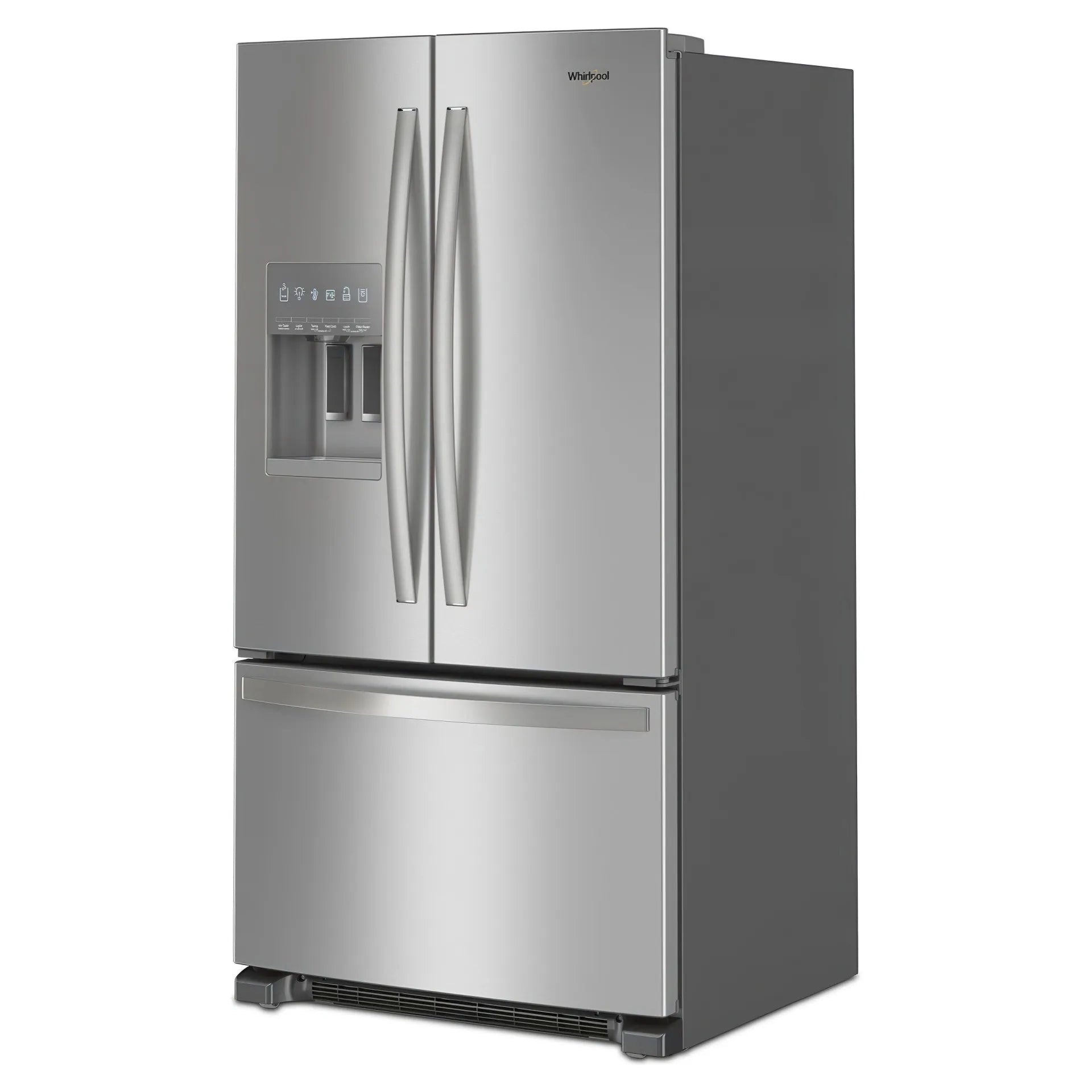 Whirlpool 36" 24.7 cu. ft. French Door Refrigerator Stainless Steel with Dispenser WRFF3436RZ